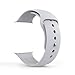 MoKo Apple Watch Band Series 1 Series 2, Soft Silicone Replacement Sports Band for 42mm Apple Watch 2015 & 2016 All Models, FOG (Not fit 38mm Versions)