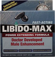 Applied Nutrition Libido-Max Male -- 30 Liquid Soft-Gels