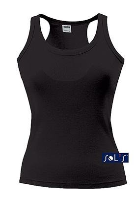 Ladies Top Coconut, Schwarz, M