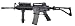 Sporting Goods : Olympic Arms PCR-97 RIS Folding Stock AEG Airsoft Rifle