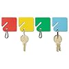 Slotted Rack Key Tags for Rack-Style Cabinets, 1-1/2"h, Assorted Colors, 20/Pack MMF2013004W47