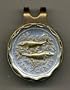 Bahamas 10 Cent "Bone Fish" Two Tone Coin Golf Ball Marker