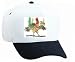 White Cap with cock, rooster, farm, morning, crowing
