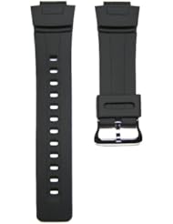 16mm Replacement Black Watch Band Strap fits Casio G Shock G100 G101 G2110 G2300 G2400 & More