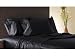 Luxury Black Satin Pillow Case w/No Zipper, Standard Size