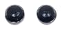 Hematite Faceted Magnetic Disc Earrings