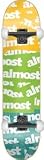 Almost Plastered Skateboard - 8.25 Yellow/Green/Teal w/Thunders