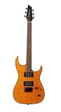 Godin Redline 2 Electric Guitar (Trans Amber Flame RN)