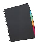 Produkt-Bild: Durable 243501 Ringmappe Duralook Style, 20 Sichth&uuml;llen aus PP f&uuml;r A4, 260 x 310 mm, schwarz