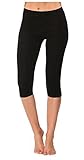 Girl's Capri 3/4 black lycra leggings - Dance, Gymnastic leggings age 11-12 yrs