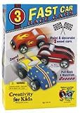 Creativity for Kids Set of 3 Fast Car Race Cars by Creativity For Kids