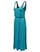 NINEXIS Women's Sleeveless Gathered Elastic Waist Maxi Dress (S-3XL / 18 Colors)