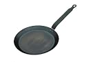 De Buyer Pancake / Crepe  Pan, Blue Steel, 24 cm