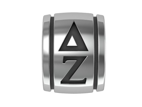 Deal Delta Zeta Barrel Sorority Bead Charm Fits Most Pandora Style Bracelets Including Pandora, Chamilia, Kera, Zable, Troll and More. High Quality Bead in Stock for Fast Shipping Guides