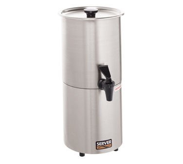 "Server Products 84300 11 Quart ""Black Kettle Style"" Water Bath Food Warmer/Server/Cooker/Rethermalizer - 120V"