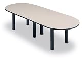 10' Oval Conference Table with Designer Base