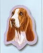 Basset Hound Sticky Notes Notebook