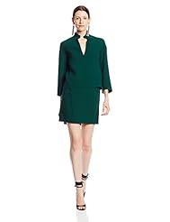 Crepe/Wool Mini Dress 