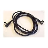 from Cable-Tex Cable-Tex Coaxial Aerial Cable Right Angle Plug to Socket Black 0.5m