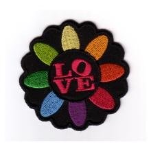 Embroidered Iron On Patch EP121 - Love Flower