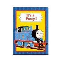 Thomas Full Steam Ahead Invitations - 8 Count