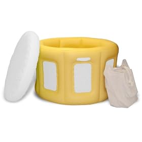 Buy Room to Grow 4-in-1 Inflatable Play Yard Set in Yellow by Room to Grow now!