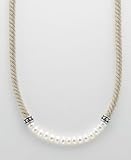Fresh by Honora Sterling Silver Cultured Freshwater Pearl Cable Necklace