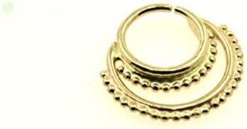 "Nuala" 14kt septum ring - gold Nose Ring- nose jewelry - jewelry - 14k yellow gold - nose hoop - nose ring - tragus - Nose jewelry - tragus - septum