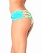 iHeartRaves Tie Dye Velvet Micro Cut Out Rave Booty Shorts