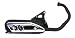 Produkt-Bild: Auspuff Standard f&uuml;r stehende Minarelli Motoren Aprilia SR50, MBK Booster, Track, Yamaha BWS, BW, Spy, Zest Bump