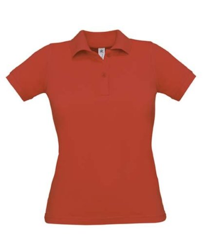 POLOSHIRT DAMEN ROT, rot