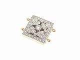 Platinum, Gold and Diamond Box Clasp by Lucie Campbell