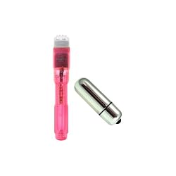 Doc Johnson Pocket Rocket Plus Red Multi-Speed Adult Sex Toy Kit