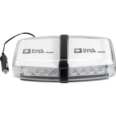 TruckStar 12 Volt DC Mini Light Bar - Amber, 10 15/16in.L x 5 3/4in.W x 3 7/16in.H, Model# 8891050