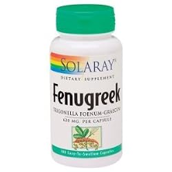 SOLARAY FENUGREEK SEEDS 620 MG - 100 CAPSULES