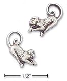 Sterling Silver Monkey Post Earrings (Left and Right)