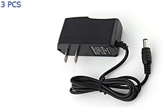3 PCS New High Quality AC to DC 12V Switching Adapter Power 2.1mm 5.5mm 1a 1000ma CCTV Regulated USA Standard for Home Security Camera Surveillance System