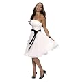 Astrapahl, Elegantes festliches Cocktailkleid, knielang, jedes Kleid ein Unikat, Farbe wei�