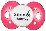 Lots to Say Pacifier - Snooze Button (Pink)