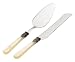 Rosanna Pearl Ivory Napoleon 2-Piece Bridal Cake Serving Set