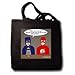 Rich Diesslins Funny General Cartoons - Super Hero Parody with Batman and the Flash at the bar - Tote Bags