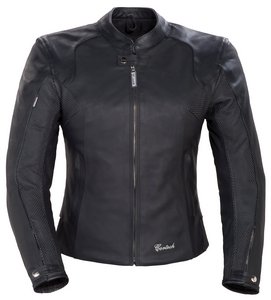 LNX WOMENS LEATHER MOTORCYCLE JACKET BLACK SIZE:XSM