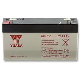 1 of YUASA NP1.2-6, 1.2 Ah 6V Sealed Lead Acid