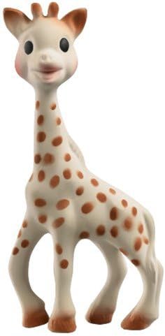 Vulli Sophie the Giraffe Teether Plus Vulli Chan Pie Gnon Soft Natural Rubber Teether - Comes In Gift Boxes, Yellow