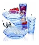 Crisa Glass Plate Clasica Cristalino 8 by 