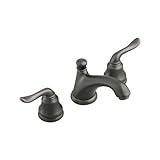 American Standard 4508.801.068 Princeton 2-Lever Handle Widespread Faucet with Metal Speed Connect and Pop-Up Drain, Blackened Bronze