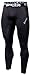 TM-P16-BLKZ_Medium j-L Tesla Men's Cool Dry Compression Baselayer Pants Leggings Capri Shorts Tights P16