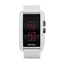 Diesel - DZ7168 - Montre Homme - Quartz Analogique - Cadran Noir - Bracelet en Silicone Blanc
