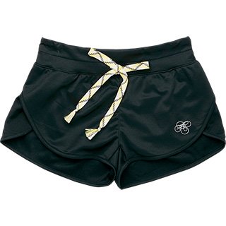 アシックス Wsランニングニットショートパンツ XX811C ブラック レディース