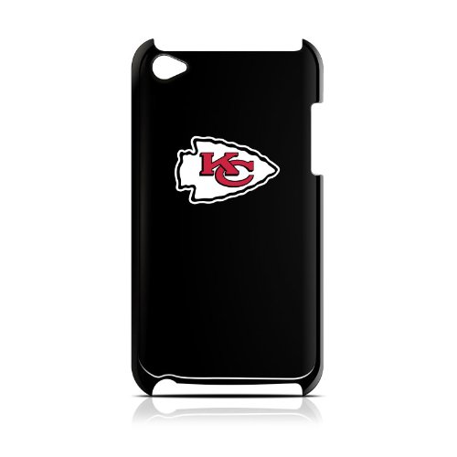 NFL Kansas City Chiefs Varsity Jacket Hardshell Case for iPod Touch 4G, Black, 4.4x2.4-Inch